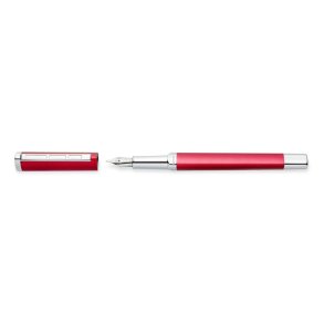 Staedtler Fyldepen - Triplus medium - r�d - (bl� skrift)